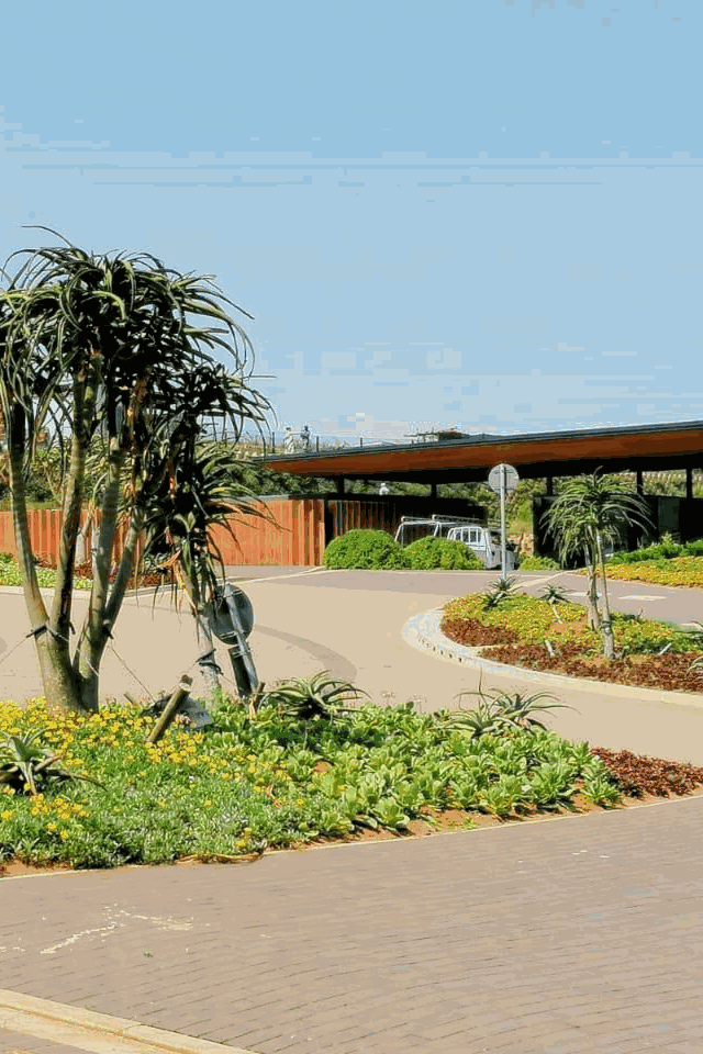 Agriflex team on a landscaping project in KwaZulu-Natal